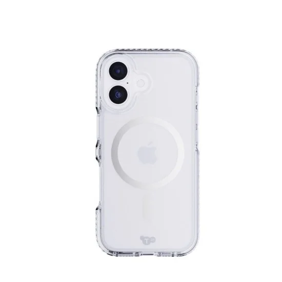 Tech21 Apple Iphone 17 Evocrystal W/Magsafe-Clear/Metalic Silver